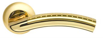Ручка Armadillo (Армадилло) раздельная R.LD54.Libra26 (Libra LD26) SG/GP-4 матовое золото/золото - фото 82208