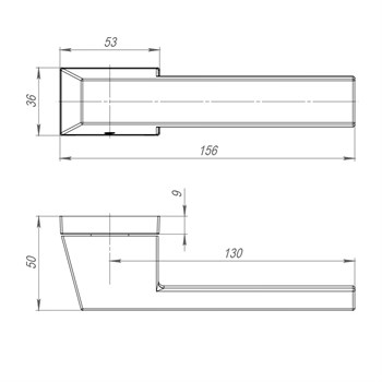 Ручка Armadillo (Армадилло) раздельная K.UCS36.BRICK (BRICK UCS) MWSC-33 итальянский тисненый - фото 82610
