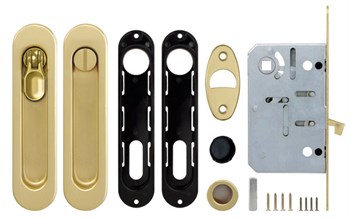 Набор Armadillo (Армадилло) для раздвижных дверей SH.LD152.KIT011-BK (SH011-BK) SG-1 матовое золото - фото 82776 Набор Armadillo (Армадилло) для раздвижных дверей SH.LD152.KIT011-BK (SH011-BK) SG-1 матовое золото - фото 82776