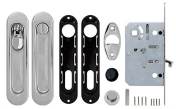 Набор Armadillo (Армадилло) для раздвижных дверей SH.LD152.KIT011-BK (SH011-BK) СP-8 хром - фото 82784 Набор Armadillo (Армадилло) для раздвижных дверей SH.LD152.KIT011-BK (SH011-BK) СP-8 хром - фото 82784