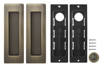 Ручка Armadillo (Армадилло) для раздвижных дверей SH.URB153.010 (SH010 URB) АВ-7 бронза - фото 82829 Ручка Armadillo (Армадилло) для раздвижных дверей SH.URB153.010 (SH010 URB) АВ-7 бронза - фото 82829