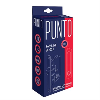 Защелка Punto (Пунто) с ручками для раздвижных дверей SH.SL152.KIT011-BK (Soft LINE SL-011) АВ бронза - фото 82882