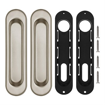 Ручка Punto (Пунто) для раздвижных дверей SH.SL152.010 (Soft LINE SL-010) SN матовый никель - фото 82892