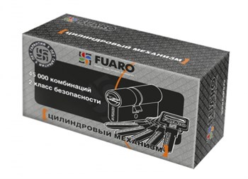 Цилиндровый Fuaro (Фуаро) механизм R600/80 mm (35+10+35) CP хром 5 кл. - фото 83372