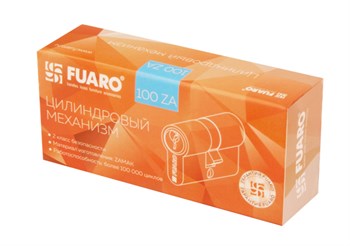 Цилиндровый Fuaro (Фуаро) механизм (100 ZA/90) 1000ZAKey90(40+10+40) CP хром 5Key - фото 83614