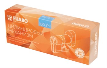 Цилиндровый Fuaro (Фуаро) механизм (100 ZM/80) 1000ZMKnob80(35+10+35) PB латунь 5Key с вертушкой - фото 83770