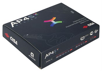 Цилиндровый механизм Cisa (Чиза) под вертушку AP4S 0P3S2-29.12 (90 мм/40+10+40), НИКЕЛЬ - фото 83871