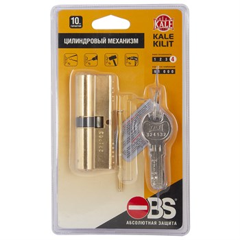 Цилиндровый Kale kilit (Кале килит) механизм 164 OBS SNE/80 (30+10+40) mm латунь 5 кл. new - фото 84104
