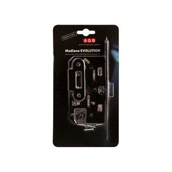 B01102.50.93.567 AGB (АГБ) Защелка врезная WC (черный) MEDIANA EV. (инд.упак+B01000.13) - фото 84505