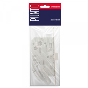 Защелка Punto (Пунто) врезная PL96WC-50 WH (белый) - фото 84708