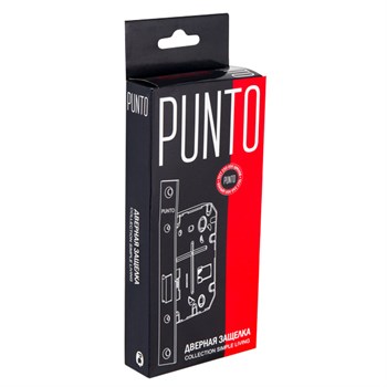 Защелка Punto (Пунто) врезная METL72-50 ( L72-50) BL черный - фото 84714