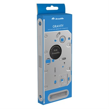 Магнитная Armadillo (Армадилло) защелка WC с ответной планкой GRAVITY G01.190.50.96 BL черный - фото 84723