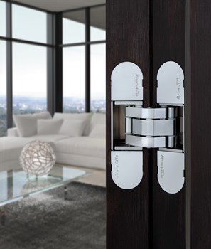 Петля скрытой установки с 3D-регулировкой Armadillo 11160UN3D (Architect 3D-ACH Universal 60) SC «матовый хром» - фото 85482