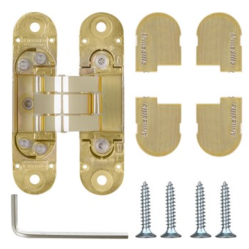 Петля Armadillo (Армадилло) скрытой установки U3D4000 SG (9540UN3D) мат. золото - фото 85527