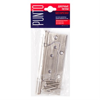 Петля Punto (Пунто) универсальная без врезки IN5200W-HD AC (200-2B/HD 125x2,5) медь - фото 86040