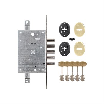 Замок Mottura (Моттура) врезной сувальдный 52.783 (универсальный), без накл. - фото 86198