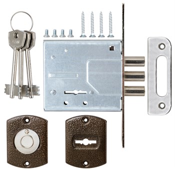 Замок Sam (Сам) врезной сувальдный ЗВ8-6/13, 3 кл. /80600/ - фото 86234