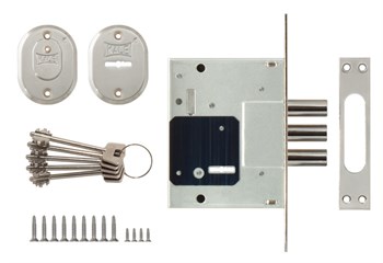 Замок Kale kilit (Кале килит) врезной сувальдный 257/L, 5 кл. - фото 86319