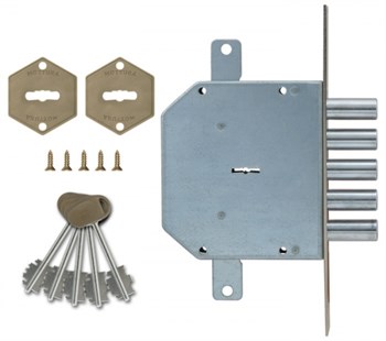 Замок Mottura (Моттура) врезной сувальдный 50.798-S (левый), ключ 60 мм, без накл. - фото 86536