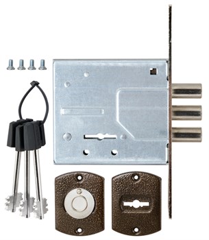 Замок Sam (Сам) врезной сувальдный ЗВ8-8У/13 (без отв. планки), 3 кл. /76300/ - фото 86606