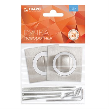 Ручка Fuaro (Фуаро) поворотная BK6.K.KM52 (BK6 KM) SN/CP-3 матовый никель/хром - фото 86880