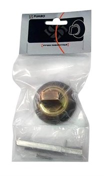 Ручка Fuaro (Фуаро) поворотная BKW8.R.RM54 (BKW8 RM) SG/GP-4 матовое золото/золото - фото 86910