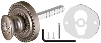 Ручка Armadillo (Армадилло) поворотная BKW8.R.CL55 (BKW8/CL) AS-9 античное серебро - фото 87072