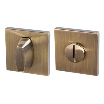 Ручка Armadillo (Армадилло) поворотная BK6.K.USS52 (WC-BOLT BK6 USS) AB-7 бронза - фото 87157