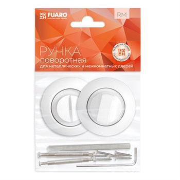 Ручка Fuaro (Фуаро) поворотная BK6.R.RM54 (BK6 RM) WH-19 белый - фото 87217