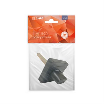 Ручка Fuaro (Фуаро) поворотная BKW8x75 XM (без ответной части) BL-24 матовый чёрный - фото 87293