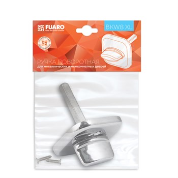 Ручка Fuaro (Фуаро) поворотная BKW8x75.K.XL62 (BKW8x75 XL) SSC-16 сатинированный хром - фото 87296