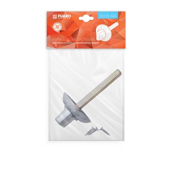 Ручка Fuaro (Фуаро) поворотная BKW8x75.R.AR54 PLASTIC (BKW8 AR) CP-8 хром - фото 87304