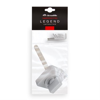 Ручка Armadillo (Армадилло) поворотная BKW8.K.SQ52 (BKW8/SQ) SN-3 матовый никель - фото 87322