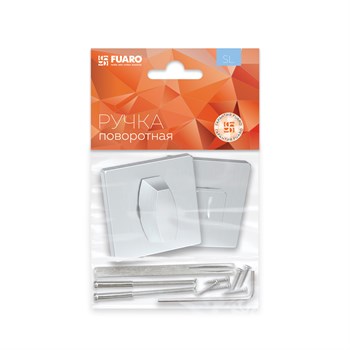 Ручка Fuaro (Фуаро) поворотная BK6.K.SL52 (BK6 SL) CP-8 хром - фото 87393