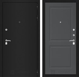 Входная дверь CLASSIC шагрень черная 11 - Графит софт