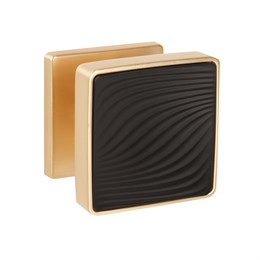 Ручка Punto (Пунто) раздельная K.EST.Q52.GIPNOZ SSG/BL-39 сатинированное золото/черный