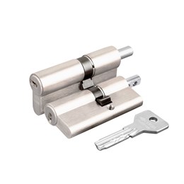 Цилиндровый механизм Cisa (Чиза) под вертушку ASIX OE302-26.12 (65 мм/25+10+30), НИКЕЛЬ