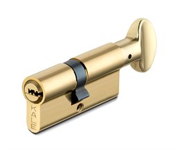 Цилиндровый механизм Kale kilit (Кале килит) с вертушкой 164 BM/80 (35+10+35) mm латунь 5 кл.