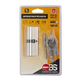 Цилиндровый Kale kilit (Кале килит) механизм 164 OBS SNE/105 (40+10+55) mm никель 5 кл.