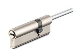 Цилиндровый механизм Kale kilit (Кале килит) под вертушку (дл.шток) 164 SX/71 (35+10+26) mm никель 5 кл.