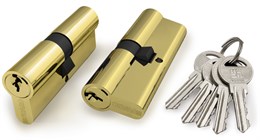 Цилиндровый Fuaro (Фуаро) механизм (100 ZA/60) 1000ZAKey60(25+10+25) PB латунь 5Key