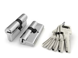 Цилиндровый Fuaro (Фуаро) механизм R600/80 mm (30+10+40) CP хром 5 кл.