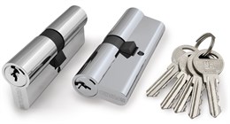 Цилиндровый Fuaro (Фуаро) механизм (100 ZA/80) 1000ZAKey80(35+10+35) CP хром 5Key