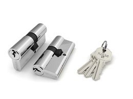 Цилиндровый Fuaro (Фуаро) механизм (100 CA/62) 1000CAKey62(26+10+26) CP хром 3Key