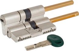 Цилиндровый механизм Mottura (Моттура) под вертушку (дл. шток) C31P313101C5 (62 мм/26+10+26), МАТ.НИКЕЛЬ