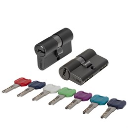 Цилиндровый Punto (Пунто) механизм MaxPro7000Key 52mm (21+10+21) BL черный 7key