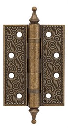 Петля Armadillo (Армадилло) универсальная Castillo CL 500-A4 102x76x3,5 OB Античная бронза