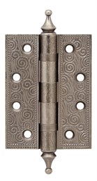 Петля Armadillo (Армадилло) универсальная Castillo CL 500-A4 102x76x3,5 AS Античное серебро