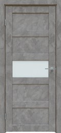 Межкомнатная дверь Бетон темно-серый 550 ПО