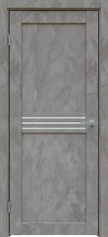 Межкомнатная дверь Бетон темно-серый 601 ПО